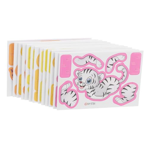 MILISTEN 50 Stück Teiliges Cartoon Puzzle für Interaktives Tiger Puzzle Hand Augen Koordination und Feinmotorik Zufälliger Stil Langlebig und Sicher für Kleinkinder MILISTEN 50 Stück Teiliges Cartoon Puzzle für Interaktives Tiger Puzzle Hand Augen Koordination und Feinmotorik Zufälliger Stil Langlebig und Sicher für Kleinkinder von Milisten