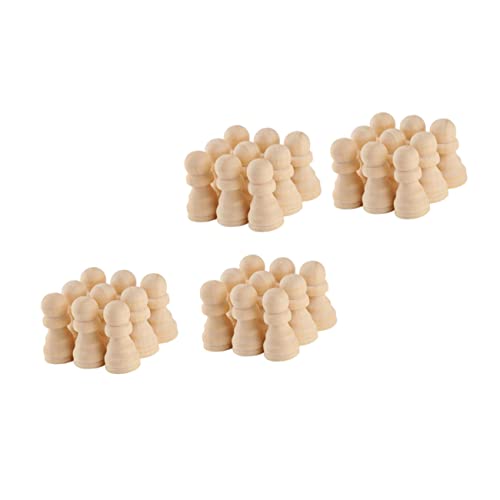 MILISTEN 50 Stück Unvollendete Holz Schachfiguren Unbemalte Internationale Schachstücke für Kreative DIY Projekte Bastelidee für Erwachsene Geeignet für Malerei und Dekoration MILISTEN 50 Stück Unvollendete Holz Schachfiguren Unbemalte Internationale Schachstücke für Kreative DIY Projekte Bastelidee für Erwachsene Geeignet für Malerei und Dekoration von Milisten