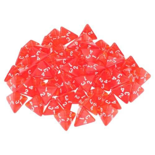 MILISTEN 50 Stück facettierte Würfel lustige Zahlenwürfel 4-seitige Würfelmasse Leichter Zahlenwürfel Brettspiel Würfel Partyspielwürfel Spielwürfel unregelmäßige Würfel Acryl rot MILISTEN 50 Stück facettierte Würfel lustige Zahlenwürfel 4-seitige Würfelmasse Leichter Zahlenwürfel Brettspiel Würfel Partyspielwürfel Spielwürfel unregelmäßige Würfel Acryl rot von Milisten