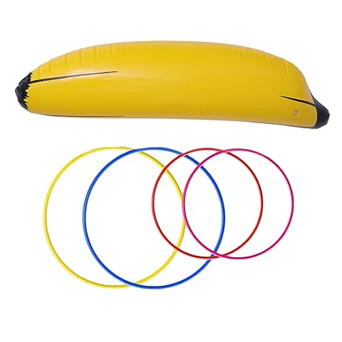 MILISTEN 5Stücke Teiliges Aufblasbares Bananenringwurfspielzeug Umweltfreundliches PVC Banane Ringe Lustige Aktivitäten und Partys für Garten und Poolspiele MILISTEN 5Stücke Teiliges Aufblasbares Bananenringwurfspielzeug Umweltfreundliches PVC Banane Ringe Lustige Aktivitäten und Partys für Garten und Poolspiele von Milisten
