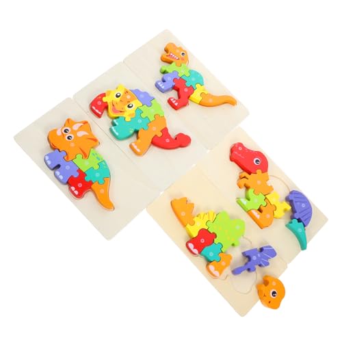 MILISTEN 5Stücke Teiliges Holz Dinosaurier Puzzle für Kleinkinder Lernspielzeug Kreativität und Hand Auge Koordination Montessori für Frühe Bildung MILISTEN 5Stücke Teiliges Holz Dinosaurier Puzzle für Kleinkinder Lernspielzeug Kreativität und Hand Auge Koordination Montessori für Frühe Bildung von Milisten