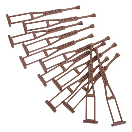 MILISTEN 6 Paare Miniaturisierte Set Crutches für Puppenhaus Realistische Gehhilfen für Puppen Kreatives Spielzubehör und Dekoration für Rollenspiele und DIY Modelle von Milisten