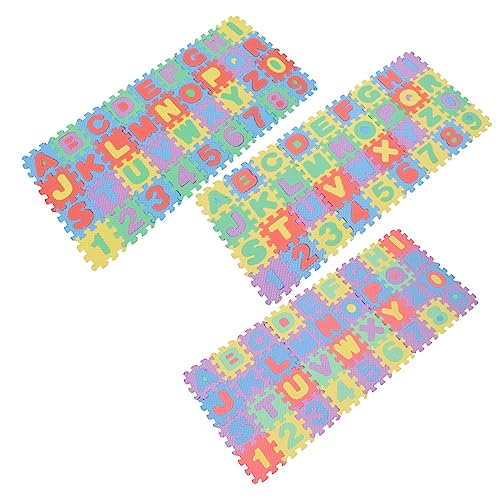 MILISTEN 6 Sätze Puzzlematten für Interlocking Spielmatte Krabbelmatte für Sicheren Spielspaß und Gemütlichen Bodenbelag für Kinderzimmer von Milisten