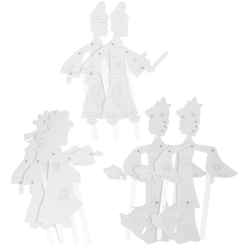 MILISTEN 6 Stück DIY Schattenspielzeug Teile Chinesisches Schattenpuppenspiel Bastelset für Kreatives Geschichtenerzählen und Kulturelle Bildung für Familien und Kindergärten von Milisten