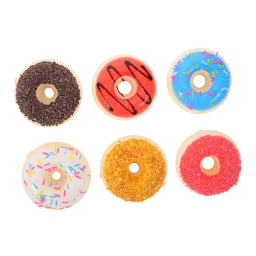 MILISTEN 6 Stück Kleine Realistische Kunst Donuts für Fotografie Heimdekoration und Hochzeitsfeiern Bunte und Süße Accessoires MILISTEN 6 Stück Kleine Realistische Kunst Donuts für Fotografie Heimdekoration und Hochzeitsfeiern Bunte und Süße Accessoires von Milisten