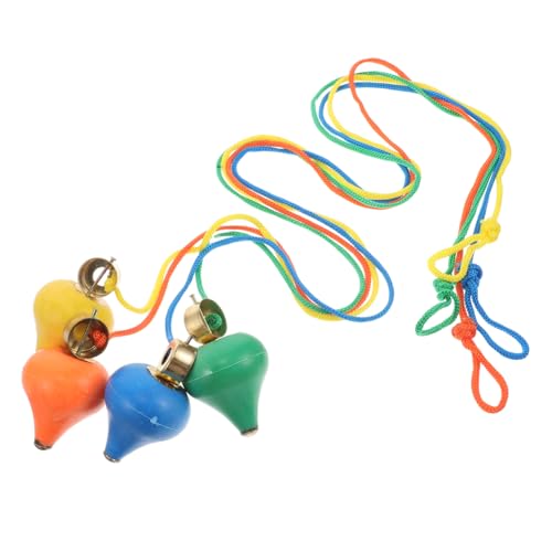 MILISTEN 6 Stück Kreiselspielzeug Für Tops Kinderspielzeug Gyroskop Retro- Sensorisches Handgyroskop Bewegungsspielzeug Gyroskoprotation Holz von Milisten