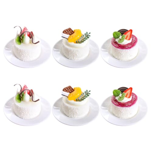 MILISTEN 6 Stück Künstliche Kuchen Modelle Realistische Dessert Requisiten für Fotografie Heimdekoration Hochwertige Simulation für Hochzeiten und Anlässe MILISTEN 6 Stück Künstliche Kuchen Modelle Realistische Dessert Requisiten für Fotografie Heimdekoration Hochwertige Simulation für Hochzeiten und Anlässe von Milisten