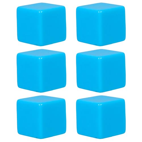 Milisten 6 Stück Leere Würfel Brettspiel Making Kit DIY -würfel Machen Trickwürfel Bildung, Die Spielwürfel Spielt Solide Würfel Im Klassenzimmer Sky-Blue Acryl Milisten 6 Stück Leere Würfel Brettspiel Making Kit DIY -würfel Machen Trickwürfel Bildung, Die Spielwürfel Spielt Solide Würfel Im Klassenzimmer Sky-Blue Acryl von Milisten