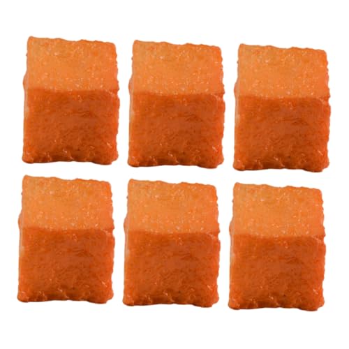 Milisten 6 Stück Teiliges Fisch Tofu Modell Realistische Lebensmittelrequisiten für Hot Pot Restaurants Dekorative Fisch Tofu Attrappen Langlebiges und Leichtes Kunstfutter für Fotografie Milisten 6 Stück Teiliges Fisch Tofu Modell Realistische Lebensmittelrequisiten für Hot Pot Restaurants Dekorative Fisch Tofu Attrappen Langlebiges und Leichtes Kunstfutter für Fotografie von Milisten