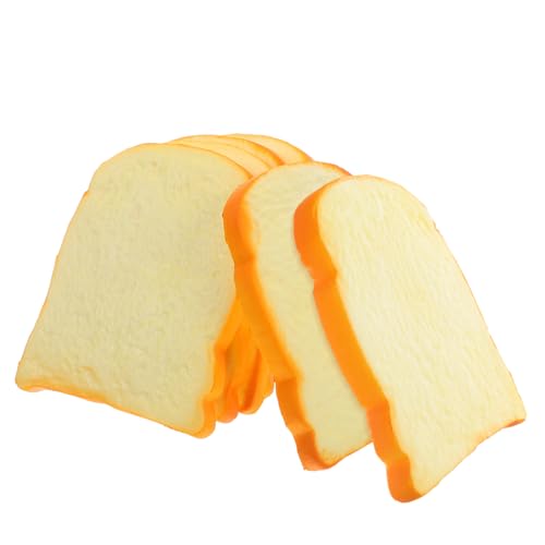 MILISTEN 6 Stück Teiliges Künstliche Toastbrotscheiben aus Pu-Material Realistische Brot-Modelle für Hochzeit Küchen Laden-Dekoration Langlebige Party Schaufenster-deko MILISTEN 6 Stück Teiliges Künstliche Toastbrotscheiben aus Pu-Material Realistische Brot-Modelle für Hochzeit Küchen Laden-Dekoration Langlebige Party Schaufenster-deko von Milisten