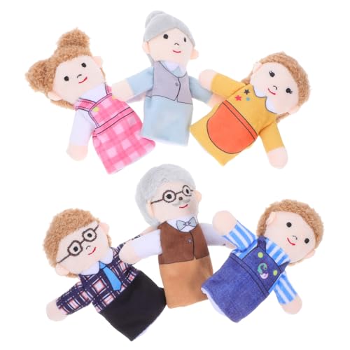 MILISTEN 6 Stück Teiliges Plüsch Familien Fingerpuppen für Interaktive Handpuppen zum Rollenspiel Kreatives Geschichtenerzählen Pädagogisches für Kleinkinder und Vorschulkinder MILISTEN 6 Stück Teiliges Plüsch Familien Fingerpuppen für Interaktive Handpuppen zum Rollenspiel Kreatives Geschichtenerzählen Pädagogisches für Kleinkinder und Vorschulkinder von Milisten