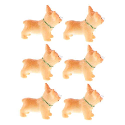 MILISTEN 6 Stück Tierornamente Aus Kunstharz, Miniatur-hundefiguren, Zubehör, Mikro-landschaftsdekor Für Puppenhaus-Dekoration, Bastelprojekte MILISTEN 6 Stück Tierornamente Aus Kunstharz, Miniatur-hundefiguren, Zubehör, Mikro-landschaftsdekor Für Puppenhaus-Dekoration, Bastelprojekte von Milisten