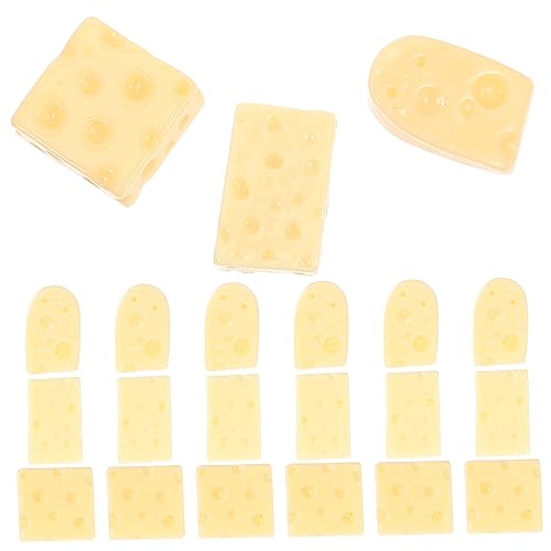 MILISTEN 60 Stück Teiliges Miniatur Käse aus Flexiblem Resin Realistisch Gestaltete DIY Bastelaccessoires für Schmuck Telefonhüllen Haarschmuck und Kreative Geschenkideen MILISTEN 60 Stück Teiliges Miniatur Käse aus Flexiblem Resin Realistisch Gestaltete DIY Bastelaccessoires für Schmuck Telefonhüllen Haarschmuck und Kreative Geschenkideen von Milisten