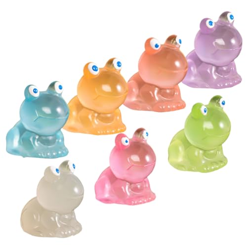 MILISTEN 7 Stück Leuchtende kleine Froschverzierung Zahlen Miniatur-Froschfiguren Terrarium Frosch Aqua bastelset Dekoration Frosch aus Harz Figuren für Wohnkultur MILISTEN 7 Stück Leuchtende kleine Froschverzierung Zahlen Miniatur-Froschfiguren Terrarium Frosch Aqua bastelset Dekoration Frosch aus Harz Figuren für Wohnkultur von Milisten