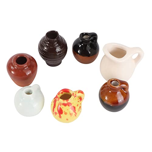MILISTEN 7 Stück Teiliges Miniatur Keramikvase Mini Szene Dekoration Realistische Mikro Landschaft Vielseitig für Puppenhaus und Wohnaccessoires Farblich Sortiert Zufällige Zufällige Farbe MILISTEN 7 Stück Teiliges Miniatur Keramikvase Mini Szene Dekoration Realistische Mikro Landschaft Vielseitig für Puppenhaus und Wohnaccessoires Farblich Sortiert Zufällige Zufällige Farbe von Milisten