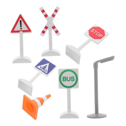 MILISTEN 7 Stück Verkehrszeichen- Straßenspielzeug Straßenschild Mini -bauspielzeug Straßenminiaturen Barrikade-signalspielzeug Spielzeugzug Kleines Zugspielzeug Modellzug Plastik MILISTEN 7 Stück Verkehrszeichen- Straßenspielzeug Straßenschild Mini -bauspielzeug Straßenminiaturen Barrikade-signalspielzeug Spielzeugzug Kleines Zugspielzeug Modellzug Plastik von Milisten