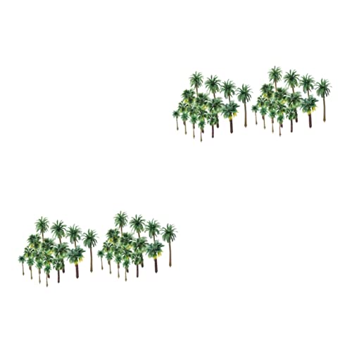 MILISTEN 72 STK Künstliche Kokospalme Gefälschte Bäume Mini-bäume Zum Basteln Statische Grasbüschel Miniatur-landschaftszubehör Modellbahn Landschaft Plastik Spielzeugzimmer Dreidimensional von Milisten