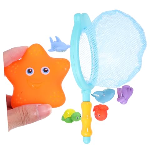 Milisten 7Stücke Schwimmendes und Fisch Spritzspielzeug mit Netz Interaktives Wasserspielzeug für Badewanne Pool und Strand für Kleinkinder und Vorschulkinder Milisten 7Stücke Schwimmendes und Fisch Spritzspielzeug mit Netz Interaktives Wasserspielzeug für Badewanne Pool und Strand für Kleinkinder und Vorschulkinder von Milisten