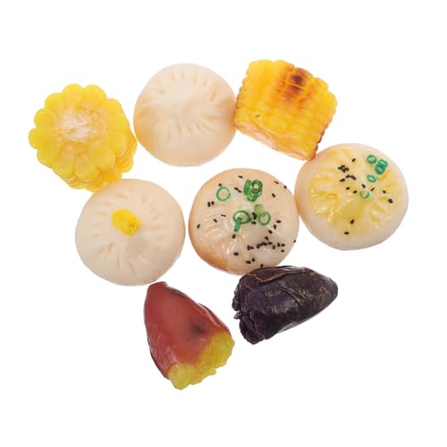 MILISTEN 8 Stück Künstliche Lebensmittel, Mais- Und Süßkartoffelmodelle, Realistische, Gedämpfte, Gefüllte Brötchen Für Kinder, Küchenspielmodelle, Lebensechtes Frühstücksspiel-essensset MILISTEN 8 Stück Künstliche Lebensmittel, Mais- Und Süßkartoffelmodelle, Realistische, Gedämpfte, Gefüllte Brötchen Für Kinder, Küchenspielmodelle, Lebensechtes Frühstücksspiel-essensset von Milisten