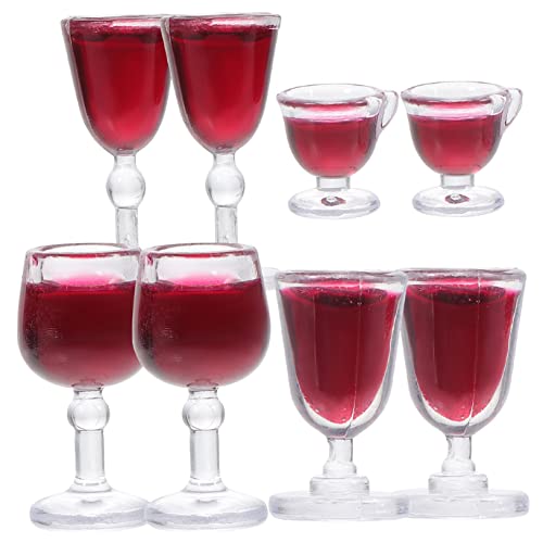 MILISTEN 8 Stück Mini -weinglasmodell Miniatur-hausmöbel Miniaturdekor Miniatur-bastelzubehör Mini-Tasse Miniatur-küchendekoration Für Lebensmittel Mini-küchenspielzeug Wasserbecher PVC MILISTEN 8 Stück Mini -weinglasmodell Miniatur-hausmöbel Miniaturdekor Miniatur-bastelzubehör Mini-Tasse Miniatur-küchendekoration Für Lebensmittel Mini-küchenspielzeug Wasserbecher PVC von Milisten