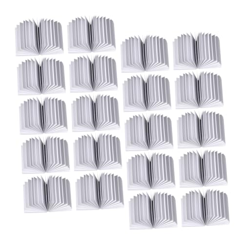 MILISTEN 80 Stück Teiliges Miniatur Bücher für Puppenhaus mit Echten Seiten zum Umblättern Mini Notizbücher für Basteln und Fantasievolles Rollenspiel Realistische Puppenhaus Zubehör für von Milisten