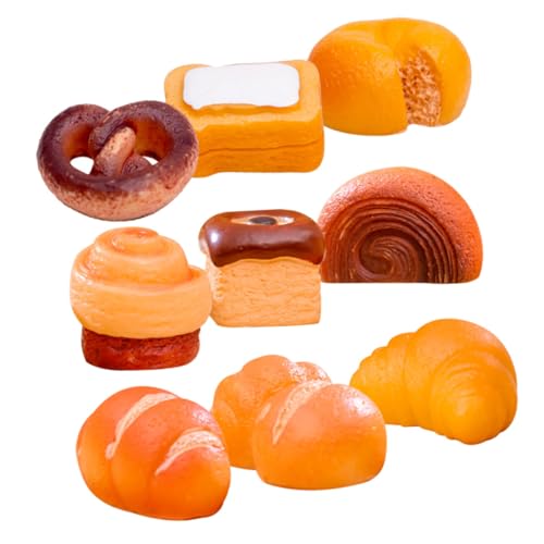 MILISTEN 9 Stück Teiliges Brot und Kuchenmodell aus Harz Realistische Fake Dessert Dekoration für Puppenhaus Mikrolandschaften und Mini Küchenzubehör MILISTEN 9 Stück Teiliges Brot und Kuchenmodell aus Harz Realistische Fake Dessert Dekoration für Puppenhaus Mikrolandschaften und Mini Küchenzubehör von Milisten