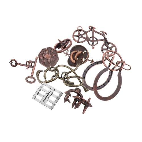MILISTEN 9 Stück Teiliges Metallpuzzle Traditionelle Teaser Rätsel für Familien und Freunde Geduldsspiel für Partys und Festivals Fördert Konzentration und Problemlösungsfähigkeiten MILISTEN 9 Stück Teiliges Metallpuzzle Traditionelle Teaser Rätsel für Familien und Freunde Geduldsspiel für Partys und Festivals Fördert Konzentration und Problemlösungsfähigkeiten von Milisten
