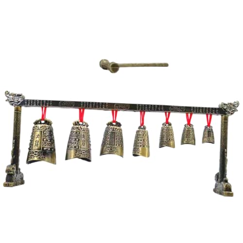 MILISTEN Antike Metall Klangspiel Dekoration Einzelner Klangstab Verzierte Percussion Ornament für Schreibtisch und Innenbereich Klangvolle Vintage Musikinstrument Deko MILISTEN Antike Metall Klangspiel Dekoration Einzelner Klangstab Verzierte Percussion Ornament für Schreibtisch und Innenbereich Klangvolle Vintage Musikinstrument Deko von Milisten