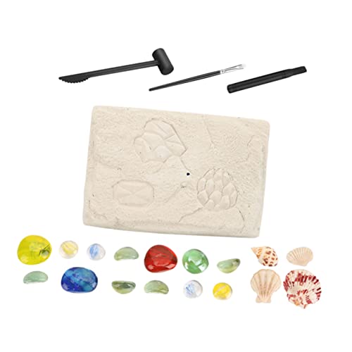 MILISTEN Archaeologie für DIY Ausgrabung von Imitations Edelsteinen Interaktives Eltern Junge Mädchen Bindung und Entdeckungsfreude für Kleine Archäologen und Sammler von Milisten