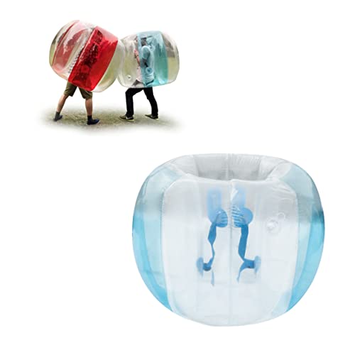 MILISTEN Aufblasbarer PVC Bumper Ball für Erwachsene Transparenter und Blauer Bubble Ball Robustes Outdoor Spaßspielzeug zur Sicheren Körperkollision und Freizeitgestaltung von Milisten