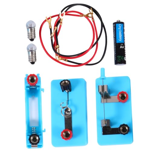 MILISTEN Basic Circuit Learning Kit für Serien und Parallel Schaltungen Teiliges Set für Elektrische Experimente Verständnis für Elektrizität zu Fördern Interesse Am Lernen zu Steigern von Milisten