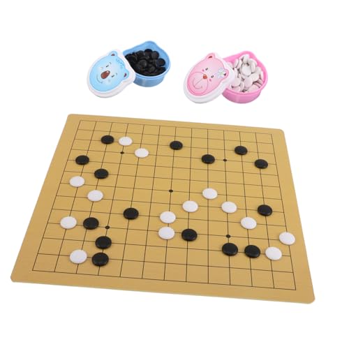 MILISTEN Cartoon Go Spielset für Tragbares Doppelseitiges Schachbrett mit Niedlicher Bärenbox Leichtes Strategiespiel für Familien und Anfänger Fördert Kognitive Fähigkeiten und MILISTEN Cartoon Go Spielset für Tragbares Doppelseitiges Schachbrett mit Niedlicher Bärenbox Leichtes Strategiespiel für Familien und Anfänger Fördert Kognitive Fähigkeiten und von Milisten