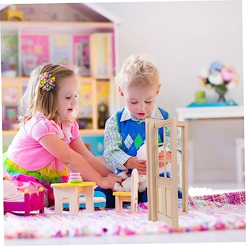 MILISTEN DIY Holz Zubehör Langlebig Dekorativ für Kinderzimmer Spielzeughaus Deko Prop von Milisten