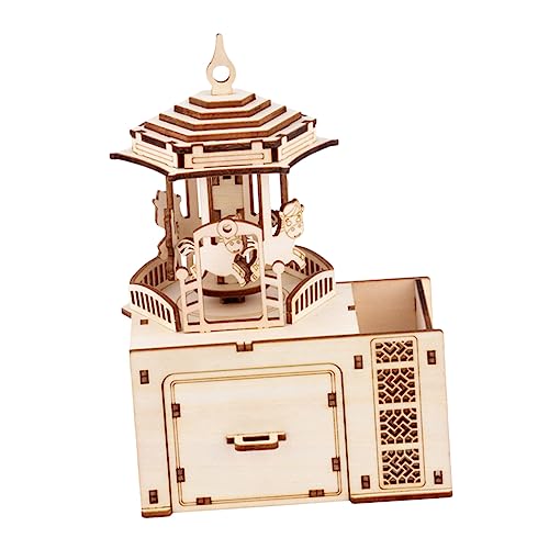 MILISTEN DIY Holzspielzeug Karussell Puzzle Musikbox Puzzle für Handgefertigter Bausatz Geschenkidee für Weihnachten und Geburtstage Fördert Eltern Interaktion und Kreativität MILISTEN DIY Holzspielzeug Karussell Puzzle Musikbox Puzzle für Handgefertigter Bausatz Geschenkidee für Weihnachten und Geburtstage Fördert Eltern Interaktion und Kreativität von Milisten