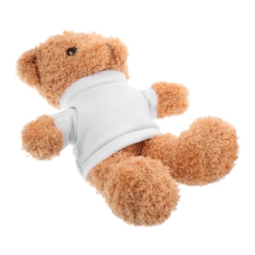 MILISTEN DIY Sublimationsplüschbär Weiches Kuscheliges Stofftier mit T Shirt für Geburtstage Weihnachten für Erwachsene Vielseitige Dekoration MILISTEN DIY Sublimationsplüschbär Weiches Kuscheliges Stofftier mit T Shirt für Geburtstage Weihnachten für Erwachsene Vielseitige Dekoration von Milisten