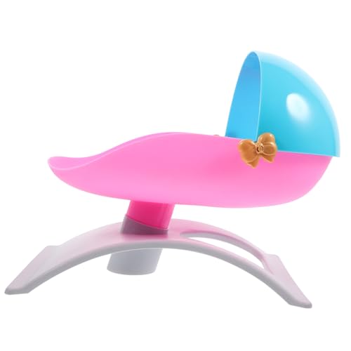 MILISTEN Doll Crib Miniaturspielzeug für Puppenhaus Zubehör Leichtes Puppenbett für Mädchen Rollenspiel und DIY Puppenszene Dekoration MILISTEN Doll Crib Miniaturspielzeug für Puppenhaus Zubehör Leichtes Puppenbett für Mädchen Rollenspiel und DIY Puppenszene Dekoration von Milisten