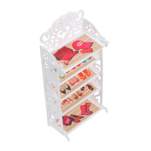 MILISTEN Doll Schuhe Regal Mini Schuhregal Puppen Schuhschrank Kunststoff Aufbewahrung für Puppenhaus Dekoration Zubehör MILISTEN Doll Schuhe Regal Mini Schuhregal Puppen Schuhschrank Kunststoff Aufbewahrung für Puppenhaus Dekoration Zubehör von Milisten
