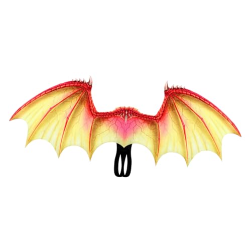 MILISTEN Drachenflügel Kostüm Leichtes Kreatives Cosplay Zubehör für Halloween Karneval Geburtstagsfeier Verarbeitet Realistisch Gestaltete Flügel für Jungen und Mädchen von Milisten