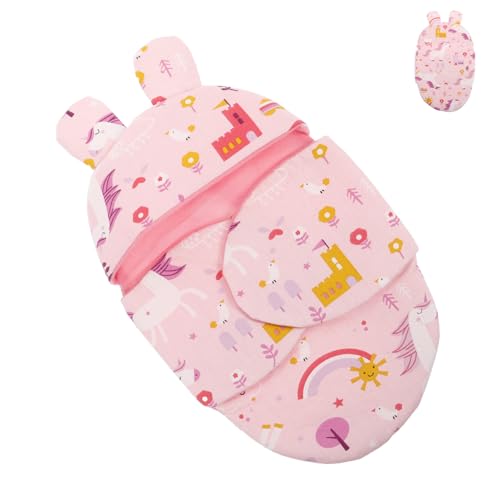 MILISTEN Einhornschlafsack Übergangswickel Zubehör für Neugeborene Puppen-Outfit Neugeborene Puppe neugeborener wickel Puppenzubehör Babypuppenpackdecke Zubehör für Babypuppen Stoff von Milisten