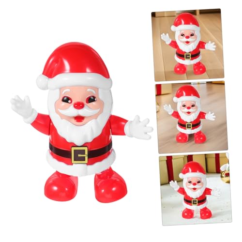 MILISTEN Elektrischer Tanzender Weihnachtsmann Dekorative Santa Figur für Weihnachtsdekorationen Batteriebetriebenes Cartoontanzspielzeug als und Partydeko von Milisten
