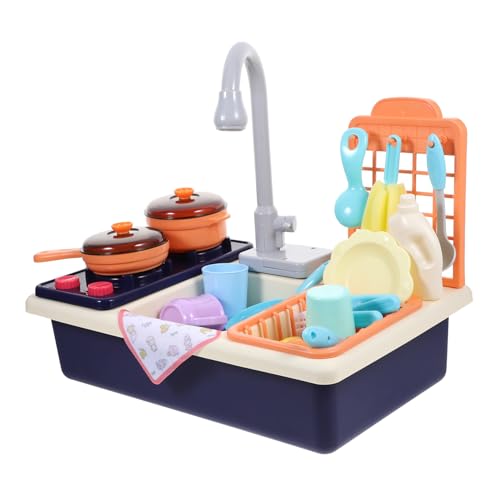 MILISTEN Elektro Spülmaschine Spielset mit Fließendem Wasser Kindersicheres Kunststoff Geschirrspülen Blau Fördert Kreativität und Hausarbeit kein Batteriebetrieb Rollenspiel Küche MILISTEN Elektro Spülmaschine Spielset mit Fließendem Wasser Kindersicheres Kunststoff Geschirrspülen Blau Fördert Kreativität und Hausarbeit kein Batteriebetrieb Rollenspiel Küche von Milisten