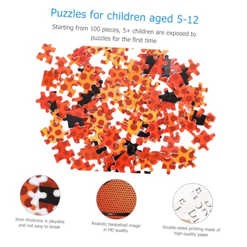 MILISTEN Erwachsene Bunte Puzzle Teile ERD und Basketball Rundpuzzle für Entspannende Stunden mit Familie und Freunden aus Hochwertigem Dickem Gefertigt MILISTEN Erwachsene Bunte Puzzle Teile ERD und Basketball Rundpuzzle für Entspannende Stunden mit Familie und Freunden aus Hochwertigem Dickem Gefertigt von Milisten