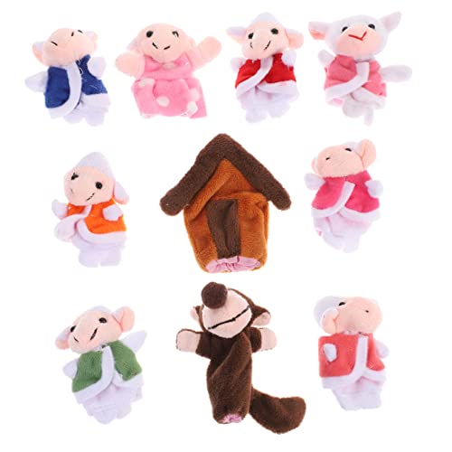 MILISTEN Fingerpuppen Plüsch Finger Spielzeuge für Wolf und Schafe Story Puppen für Jungen und Mädchen Weiche und Sichere Handpuppen für Kreatives und Geschichtenerzählen MILISTEN Fingerpuppen Plüsch Finger Spielzeuge für Wolf und Schafe Story Puppen für Jungen und Mädchen Weiche und Sichere Handpuppen für Kreatives und Geschichtenerzählen von Milisten