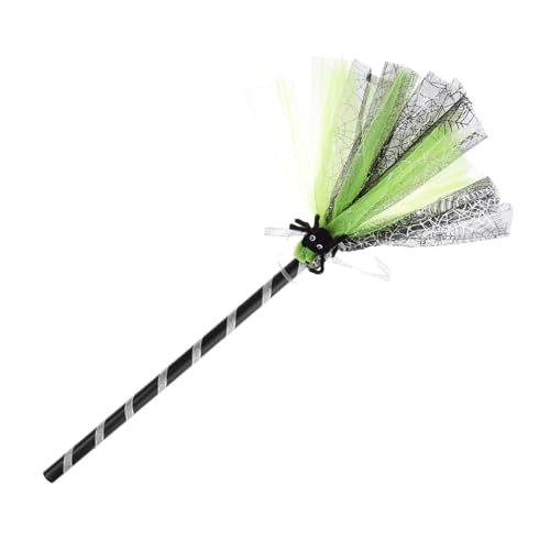 MILISTEN Halloween Hexenbesen Deko für Cosplay Leuchtendes Grünes Besen für Halloween Party Performance Requisiten für Unvergessliche Feiern MILISTEN Halloween Hexenbesen Deko für Cosplay Leuchtendes Grünes Besen für Halloween Party Performance Requisiten für Unvergessliche Feiern von Milisten