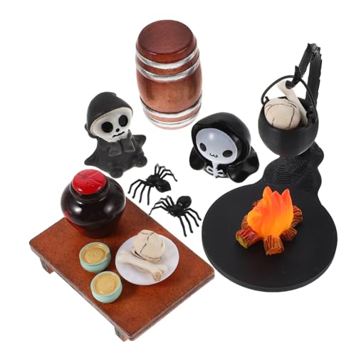 MILISTEN Halloween Miniatur Figuren Realistische Sensenmann Schädel Miniaturen Kunststoff Deko für Garten Puppenhaus Party Authentische Horror-szenerie Vielseitige Halloween Deko MILISTEN Halloween Miniatur Figuren Realistische Sensenmann Schädel Miniaturen Kunststoff Deko für Garten Puppenhaus Party Authentische Horror-szenerie Vielseitige Halloween Deko von Milisten