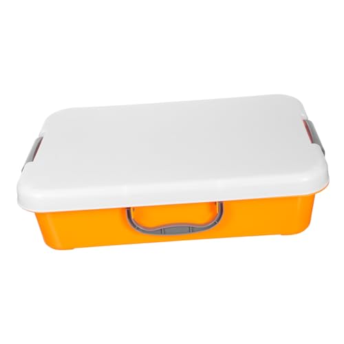 MILISTEN Handheld Sand Tray mit Deckel Tragbare Kunststoff Sandbox für Großem Stauraum Organizer für Sandspielzeug Jungen Mädchen Mobiles für Indoor und Outdoor Aktivitäten von Milisten