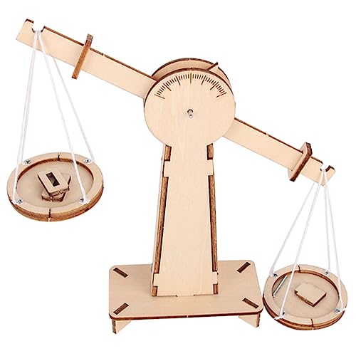 MILISTEN Holz Balancewaage DIY Modell Pädagogisches Kreativität und Handfertigkeit für Frühes Lernen und Experimente von Milisten