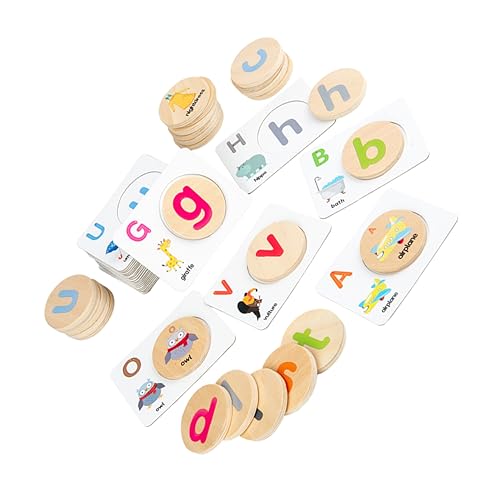 MILISTEN Holz Buchstaben Lernspielzeug Teiliges Montessori Buchstaben Zuordnungsspiel für Sicheres Holzmaterial Frühpädagogisches Buchstabenerkennen Interaktives Spiel für Vorschulkinder MILISTEN Holz Buchstaben Lernspielzeug Teiliges Montessori Buchstaben Zuordnungsspiel für Sicheres Holzmaterial Frühpädagogisches Buchstabenerkennen Interaktives Spiel für Vorschulkinder von Milisten