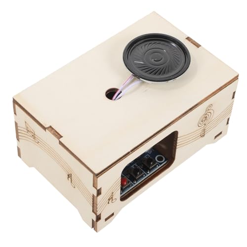 Milisten DIY Holz Tonrekorder Spielzeug Handgemachte Musikplayer Für Junge Mädchen Filigrane Spieluhr Zum Zusammenbauen von Milisten