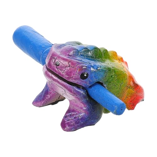 MILISTEN Holz Frosch Rasp Musikinstrument Percussion für Erwachsene für Musikunterricht Kreative Aufführungen und Stilvolle Dekoration MILISTEN Holz Frosch Rasp Musikinstrument Percussion für Erwachsene für Musikunterricht Kreative Aufführungen und Stilvolle Dekoration von Milisten